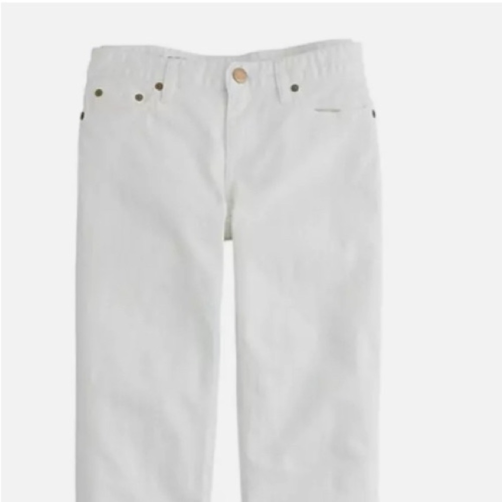 J Crew Matchstick white jeans 29R